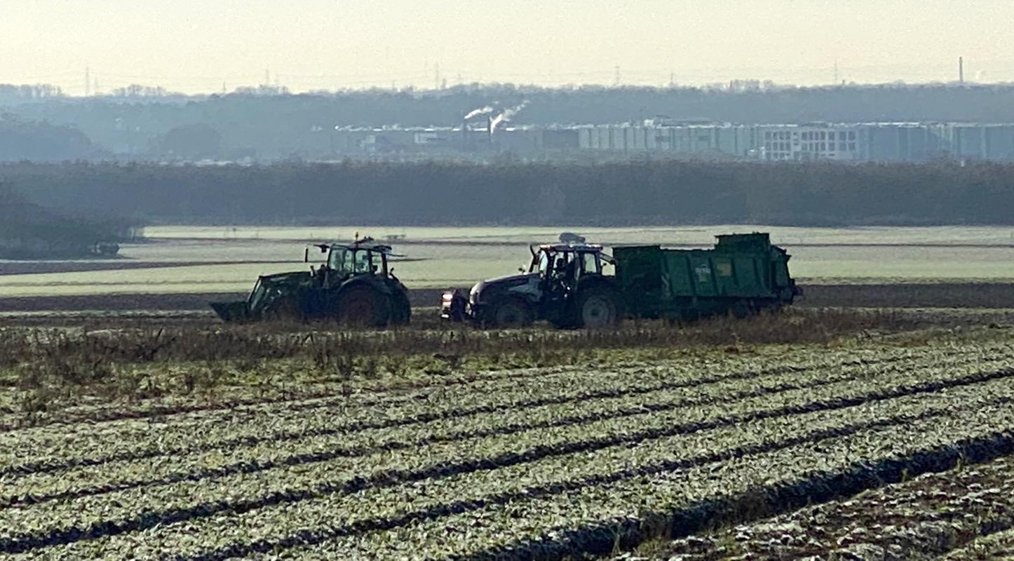 Mistfahren bei Frost