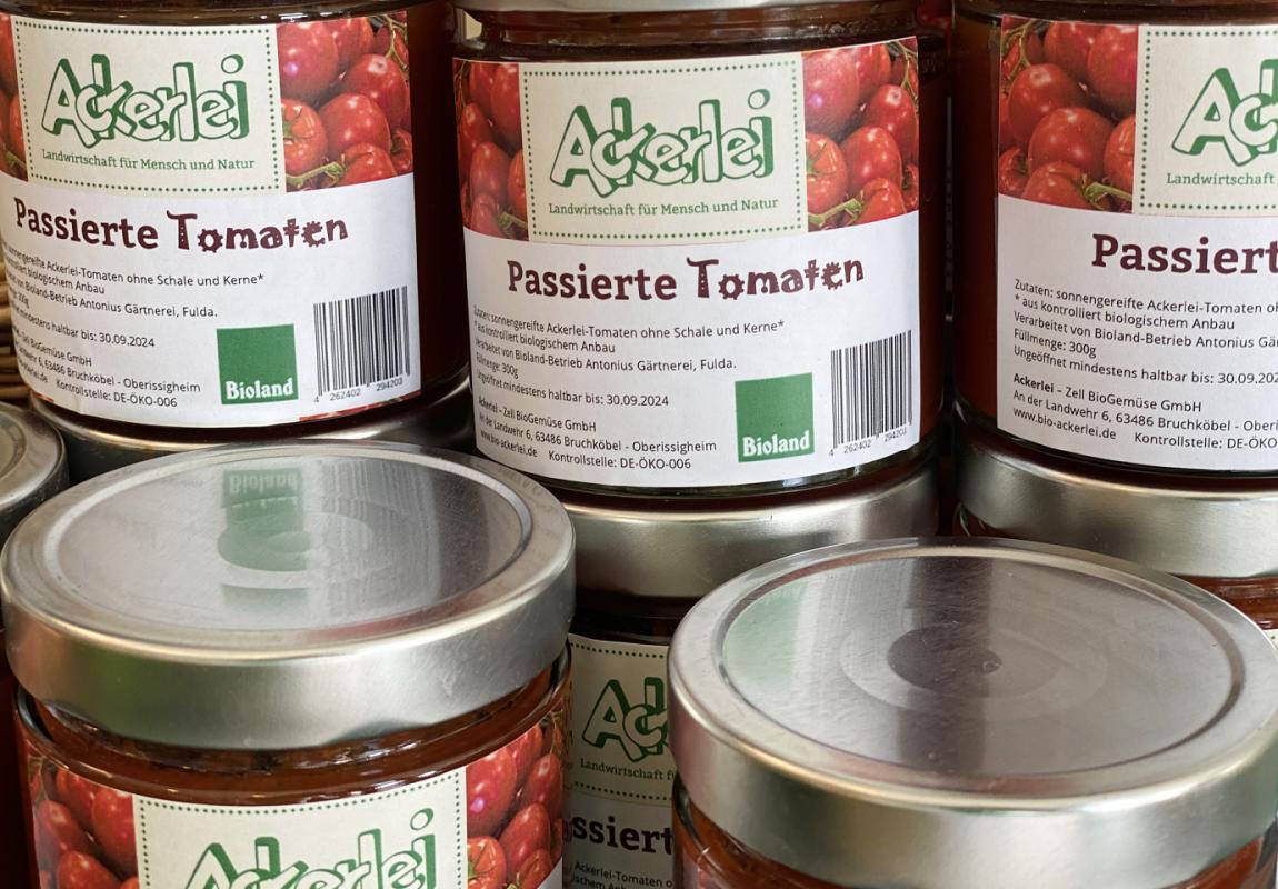 2022 Ackerlei Geschichte Passierte Tomaten