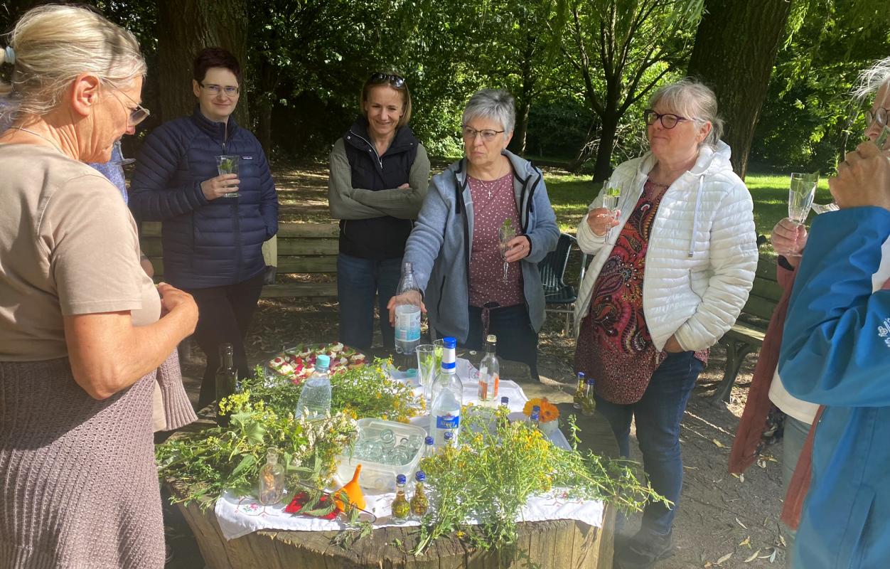 Besuch im Klostergarten Roßdorf