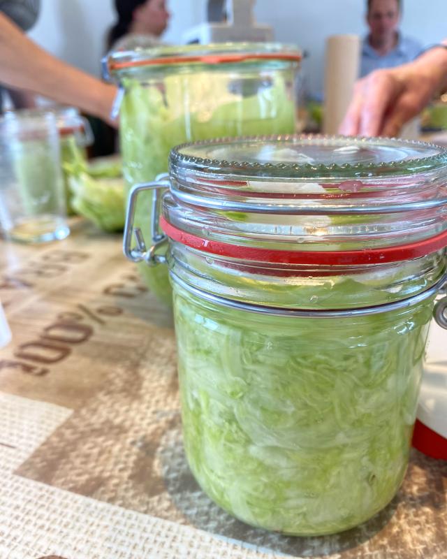 Sauerkraut im Bügelglas